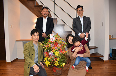 “家具でつくる家”の出来栄えは想像以上でした。桝田工務店さんにお願いして本当に良かったです!!